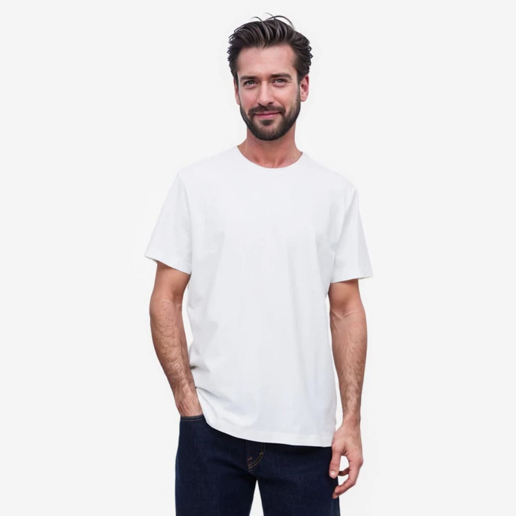 เสื้อยืดคอกลม สีพื้น เกรดพรีเมี่ยม ใส่สบาย ใส่ได้ทั้งหญิง-ชาย