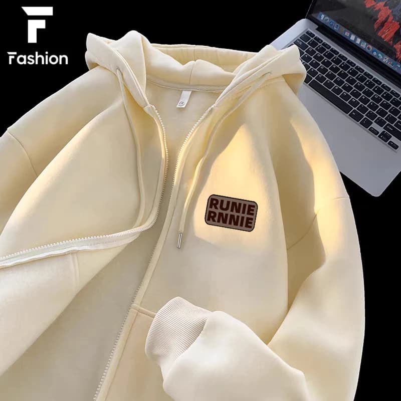 เสื้อสเวตเตอร์แจ็คเก็ตมีฮู้ด Unisex