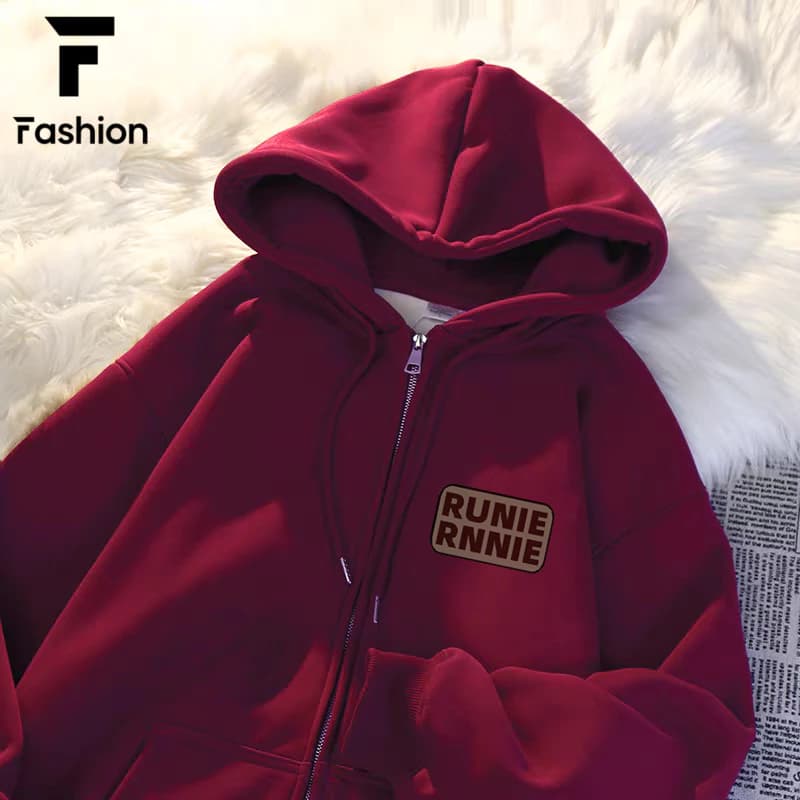 เสื้อสเวตเตอร์แจ็คเก็ตมีฮู้ด Unisex